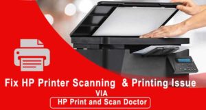 using hp print and scan doctor